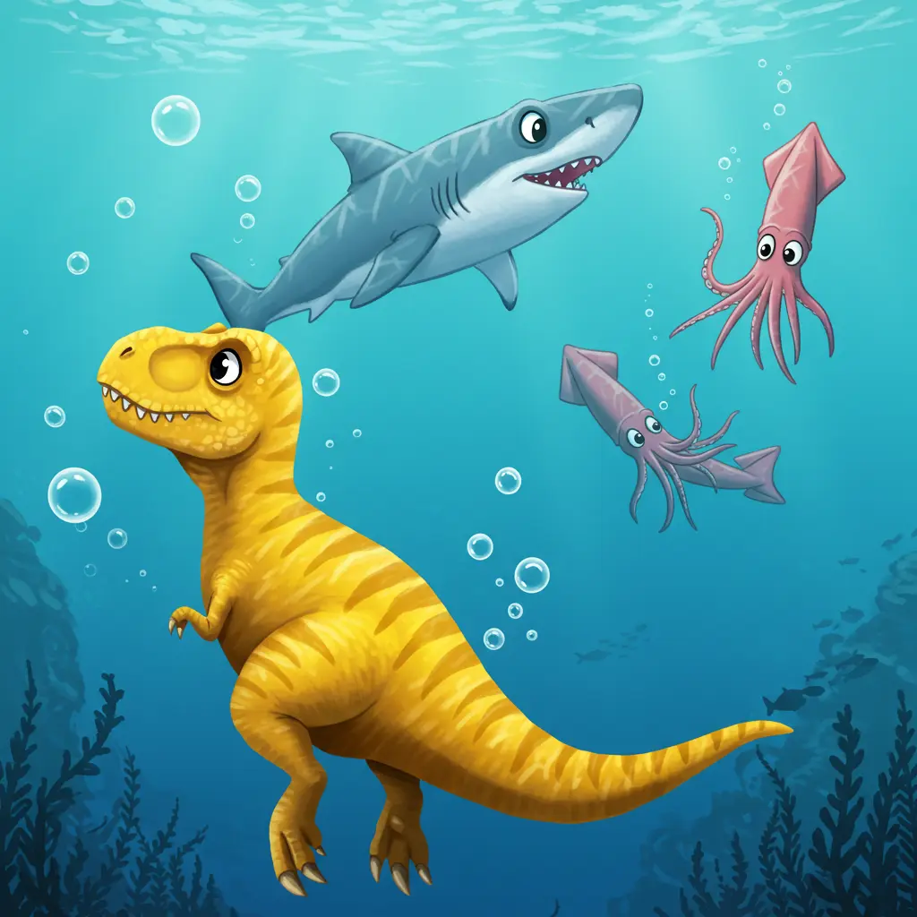 The Megalodon and the Giant Squid: Finding someone strange