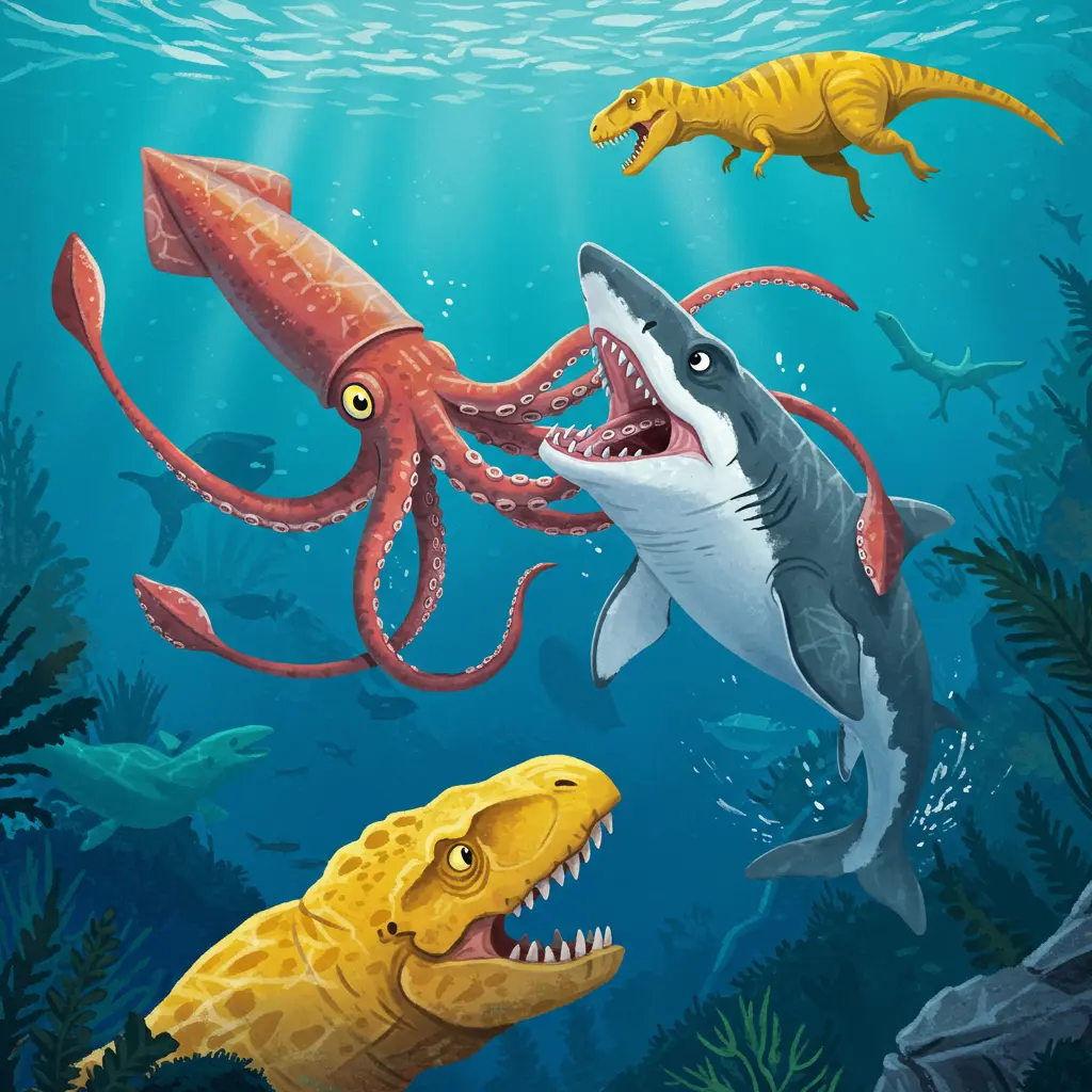 Bitey and Squiddy: Battle in the deep