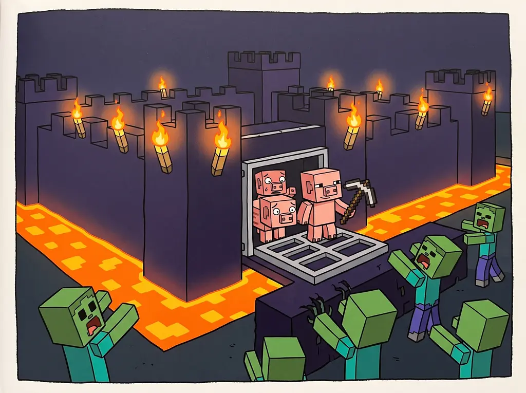 Minecraft: The Three Little Pigs