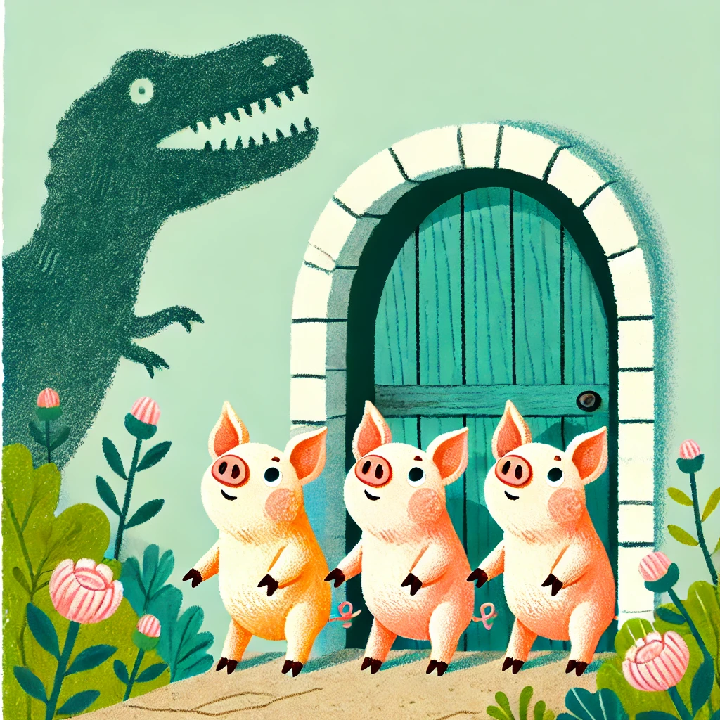 Rexie and the 3 Little Pigs