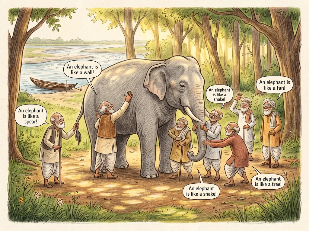 Six Blind Men and an Elephant