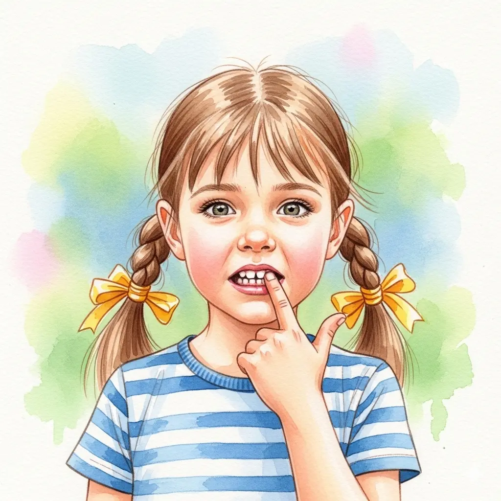 The Always-Sleepy Girl and How She Lost Her First Tooth