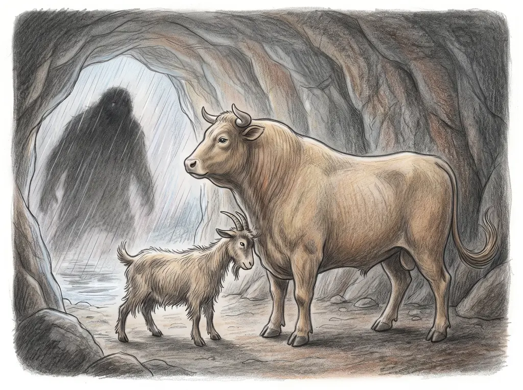 The Bull, the Goat, and the Lion