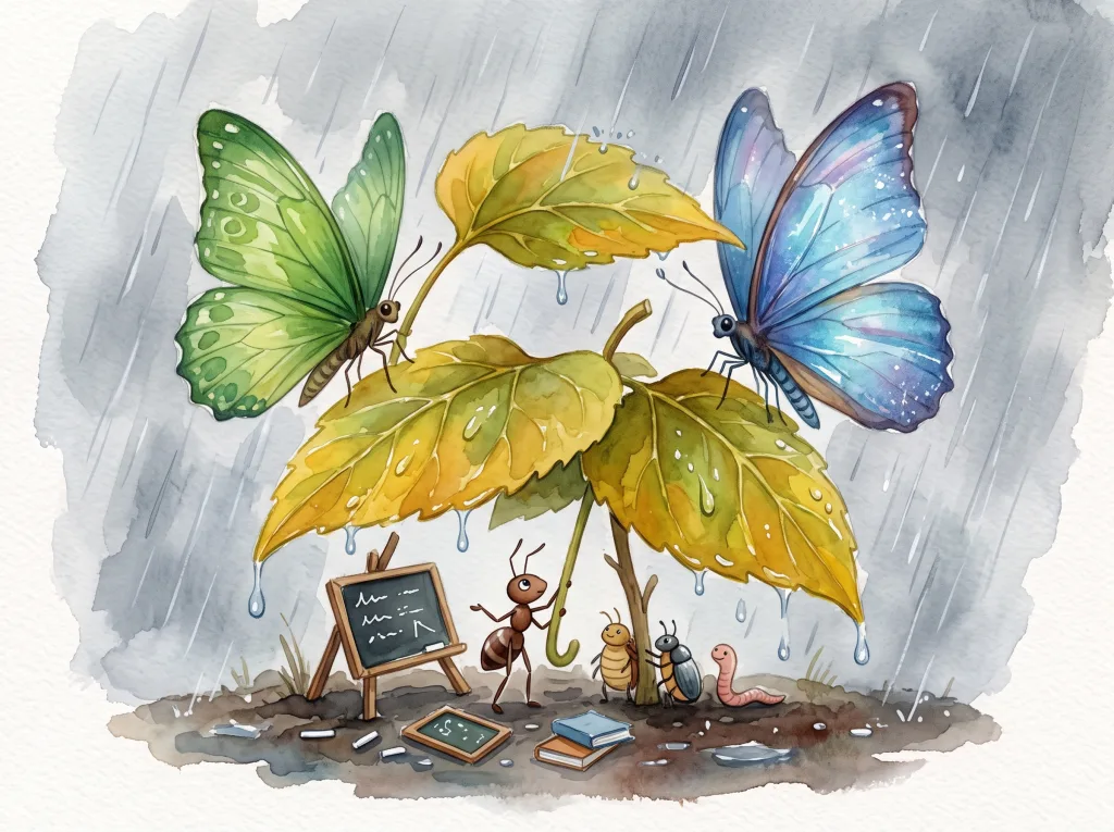 The Butterflies Go to School