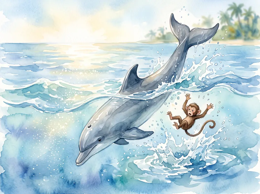 The Dolphin and the Bragging Monkey