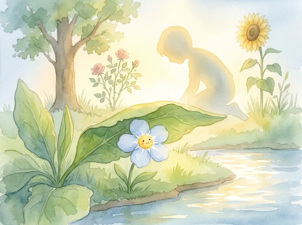 The Flower Who Remembered and the Grass Who Hid โ Part 1: The Naming Day