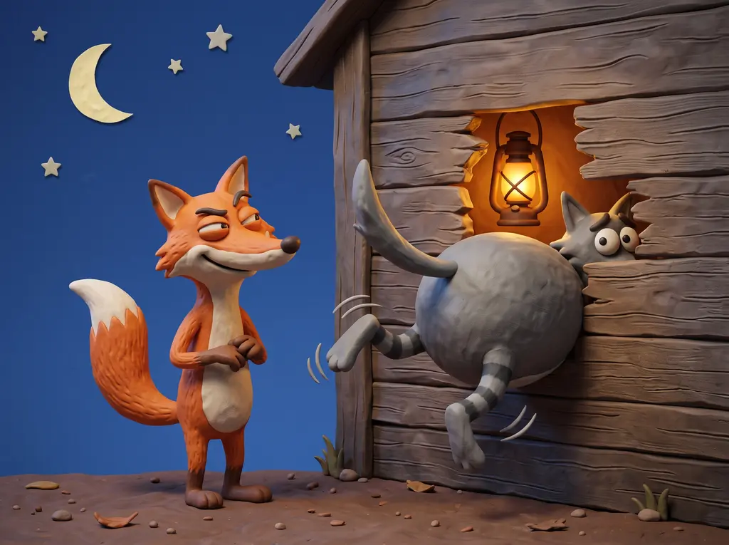 The Fox and the Greedy Wolf