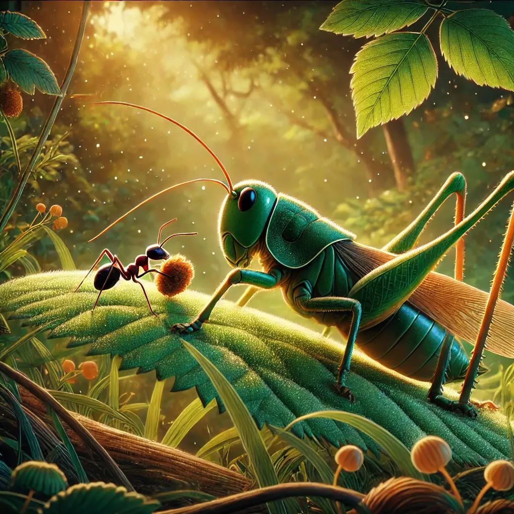 Story of the Grasshopper and Ant