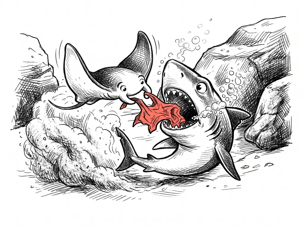 The Manta Pup and the Baby Shark — Part 2: The Strange Floating Creatures