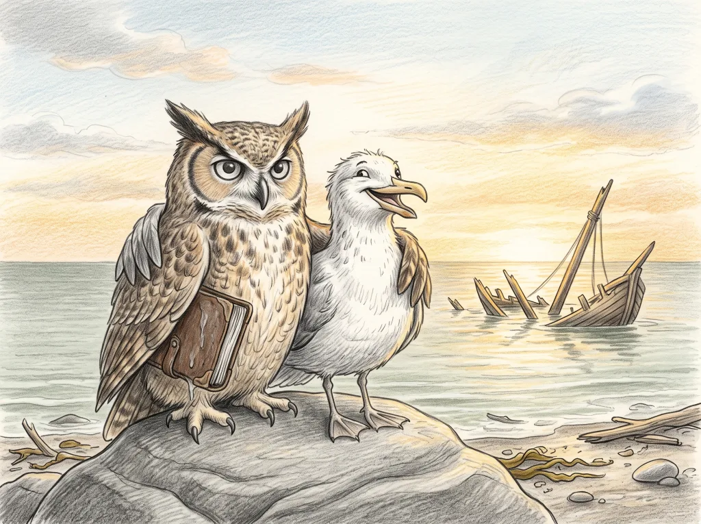 The Owl and the Seagull