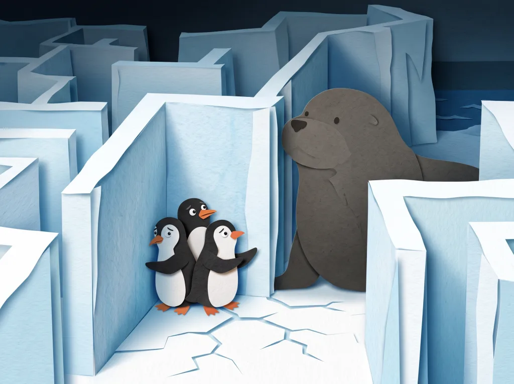 The Penguin Brothers and the Sea Lion