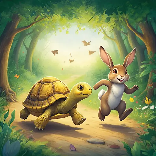 The rabbit and tortise race