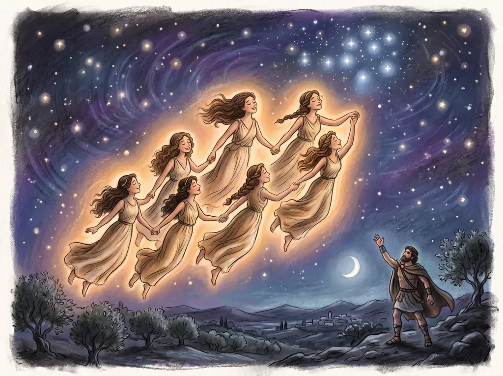 The Seven Sisters and the Hunter