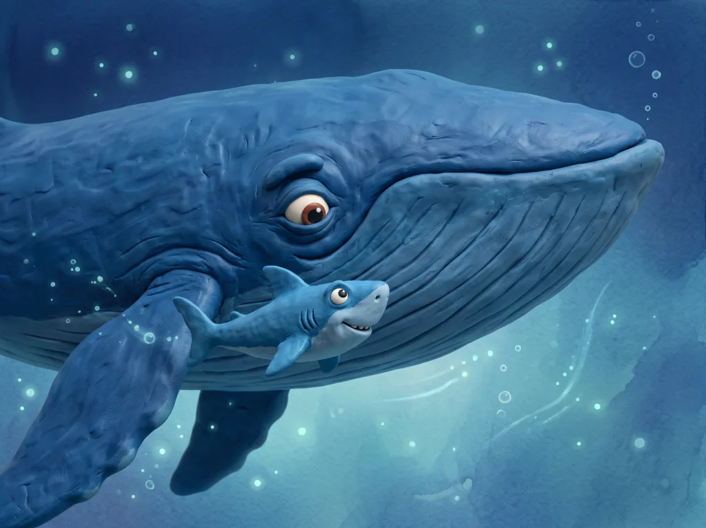 The Shark Who Was Afraid of the Blue Whale