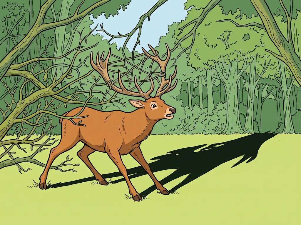 The Stag at the Mirror Pool