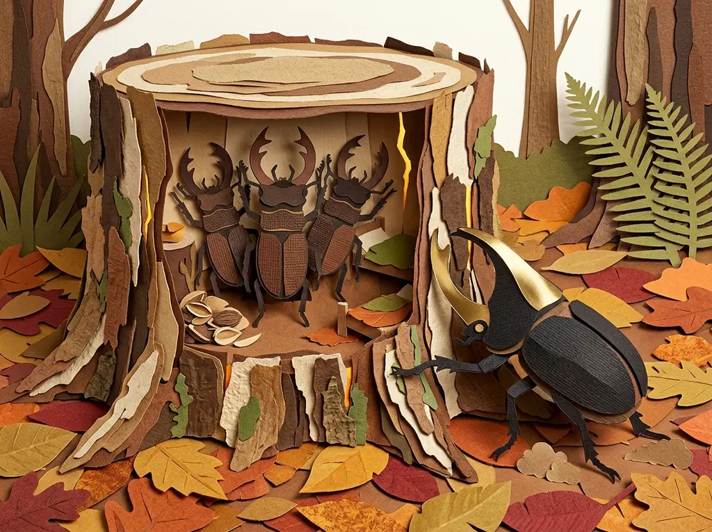The Three Stag Beetles and the Big Bad Rhino Beetle