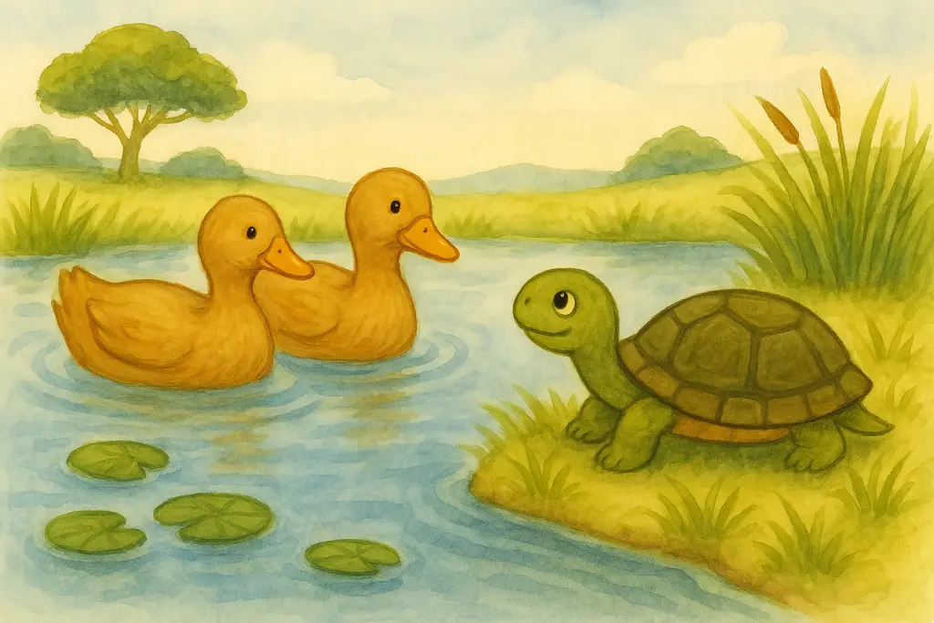 The Tortoise and the Ducks