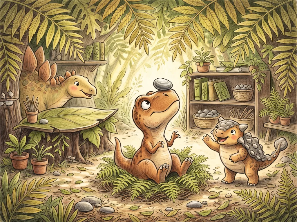 Toto, the Dino Who Didn't Want to Go to School
